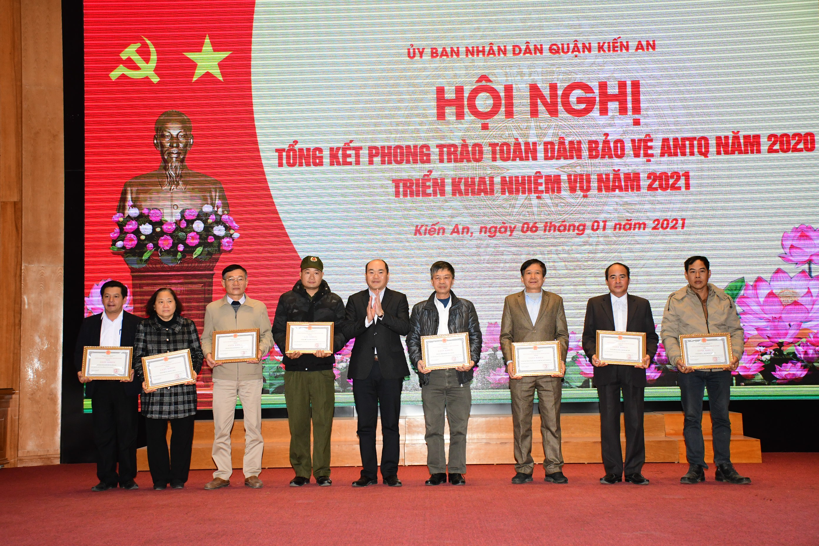 Quận Kiến An:  Tổng kết phong trào “Toàn dân bảo vệ ANTQ” năm 2020, triển khai nhiệm vụ năm 2021